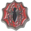 Ozdoba na boty Jibbitz s logem Spider-Mana a pavučinou