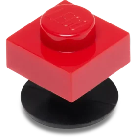 Ozdoby Jibbitz™ 4Lw – červená dlaždice 1×1