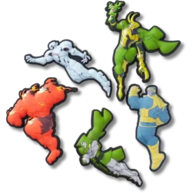 Ozdoby Jibbitz™ Avengers Villains, balení po 5 kusech
