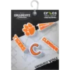 Ozdoby Jibbitz™ Clemson Univ, balení po 5 kusech