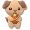 Ozdoby Jibbitz Cutie Ice Cream Puppy
