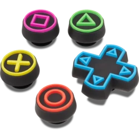 Ozdoby Jibbitz „Game Controller“ (balení po 5 ks)