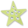 Ozdoby Jibbitz™ Green Gem Star