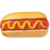 Ozdoby Jibbitz „Hot dog namočený v hořčici“