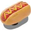 Ozdoby Jibbitz „Hot dog namočený v hořčici“