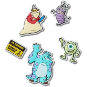 Ozdoby Jibbitz™ Monsters Inc, balení po 5 kusech