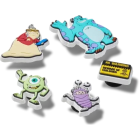 Ozdoby Jibbitz™ Monsters Inc, balení po 5 kusech