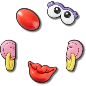 Ozdoby Jibbitz™ Mrs Potato Head, balení po 5 kusech