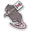 Ozdoby Jibbitz „Nyc Rats Run the City“