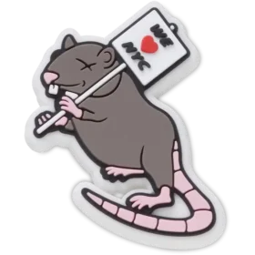 Ozdoby Jibbitz „Nyc Rats Run the City“