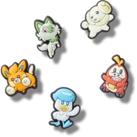 Ozdoby Jibbitz™ Pokémon Paldea, balení po 5 kusech