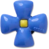 Ozdoby Jibbitz „Puffy Blue Flower“