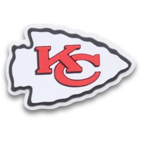 Ozdoby Jibbitz s logem NFL Kansas City Chiefs