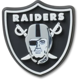 Ozdoby Jibbitz s logem NFL Las Vegas Raiders