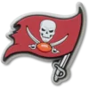 Ozdoby Jibbitz s logem NFL Tampa Bay Buccaneers