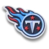 Ozdoby Jibbitz s logem NFL Tennessee Titans