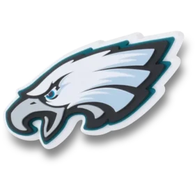 Ozdoby Jibbitz s logem týmu NFL Philadelphia Eagles