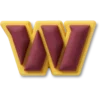Ozdoby Jibbitz s logem týmu NFL Washington Commanders