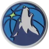 Ozdoby Jibbitz s motivem NBA Minnesota Timberwolves