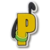 Ozdoby Jibbitz s písmenem P a postavičkami Disney