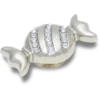 Ozdoby Jibbitz „Silver Smt Gem Candy Piece“