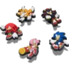 Ozdoby Jibbitz™ Sonic the Hedgehog, balení po 5 kusech