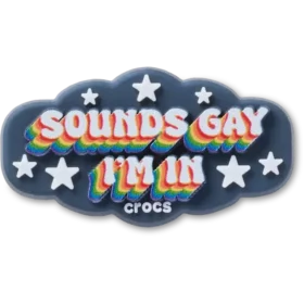 Ozdoby Jibbitz „Sounds Gay Im“
