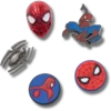 Ozdoby Jibbitz™ Spiderman II, balení po 5 kusech