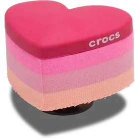 Ozdoby Jibbitz Stacked Pink Heart
