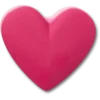 Ozdoby Jibbitz Stacked Pink Heart