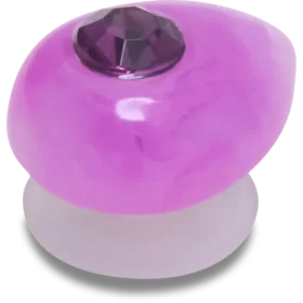 Ozdoby Jibbitz z kolekce „Amethyst February Birthstone“