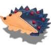 Ozdoby Jibbitz™ z umělé kůže ve tvaru ježka