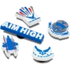 Ozdoby na boty Jibbitz™ „Armed Forces Us Air Force“ (5 ks)