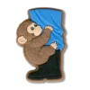 Ozdoby na boty Jibbitz „Punch the Monkey & Zookeeper“ Ozdoby na boty Jibbitz „Punch the Monkey & Zookeeper“