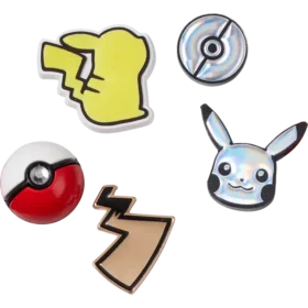 Ozdoby na boty Jibbitz™ s motivem Pokémonů, balení po 5 kusech