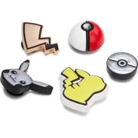 Ozdoby na boty Jibbitz™ s motivem Pokémonů, balení po 5 kusech