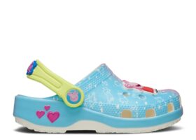 Peppa Pig x Classic Clog Toddler „Blue Pink Gradient“