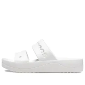 Platformové sandály Baya „White“