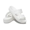 Platformové sandály Baya „White“