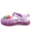 Ploché sandály Isabella Glitter „Purple Pink“