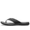 Plážové žabky Santa Cruz z plátna „Black Slate Gray“
