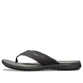 Plážové žabky Santa Cruz z plátna „Black Slate Gray“