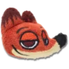 Plyšový ozdob na boty Nick Wilde z filmu Disney Zootopia 2