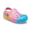 Podkovky Baya Lined Clog s potiskem a podšívkou „Pink Lemonade Multi“