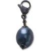 Přívěsek Jibbitz™ „Silver Black Smt Pearl“