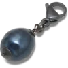 Přívěsek Jibbitz™ „Silver Black Smt Pearl“