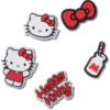 Přívěsky Hello Kitty, balení po 5 kusech, Ozdoby Jibbitz™