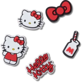 Přívěsky Hello Kitty, balení po 5 kusech, Ozdoby Jibbitz™