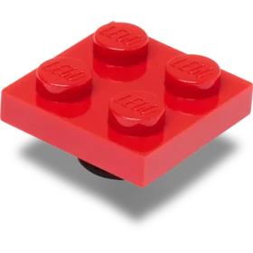 Přívěsky Lego® červená dlaždice 2×2 Ozdoby Jibbitz™