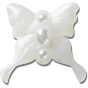 Přívěsky Meta Jelly White Butterfly Ozdoby Jibbitz™